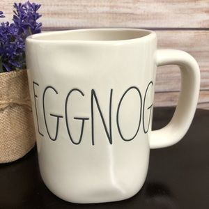 Rae Dunn “EGGNOG” Oversized Ceramic Mug New